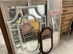 Mirrors, 2 dressers and China Set