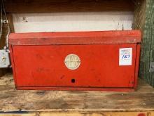 Mac red tool box with 3 drawers