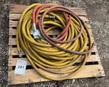 pallet of industrial air hose