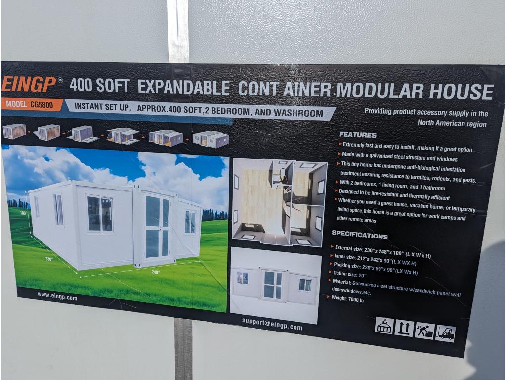 400 SQ FT Expandable Modular House