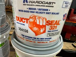 (4) 1 Gallon Tubs of Duct Seal