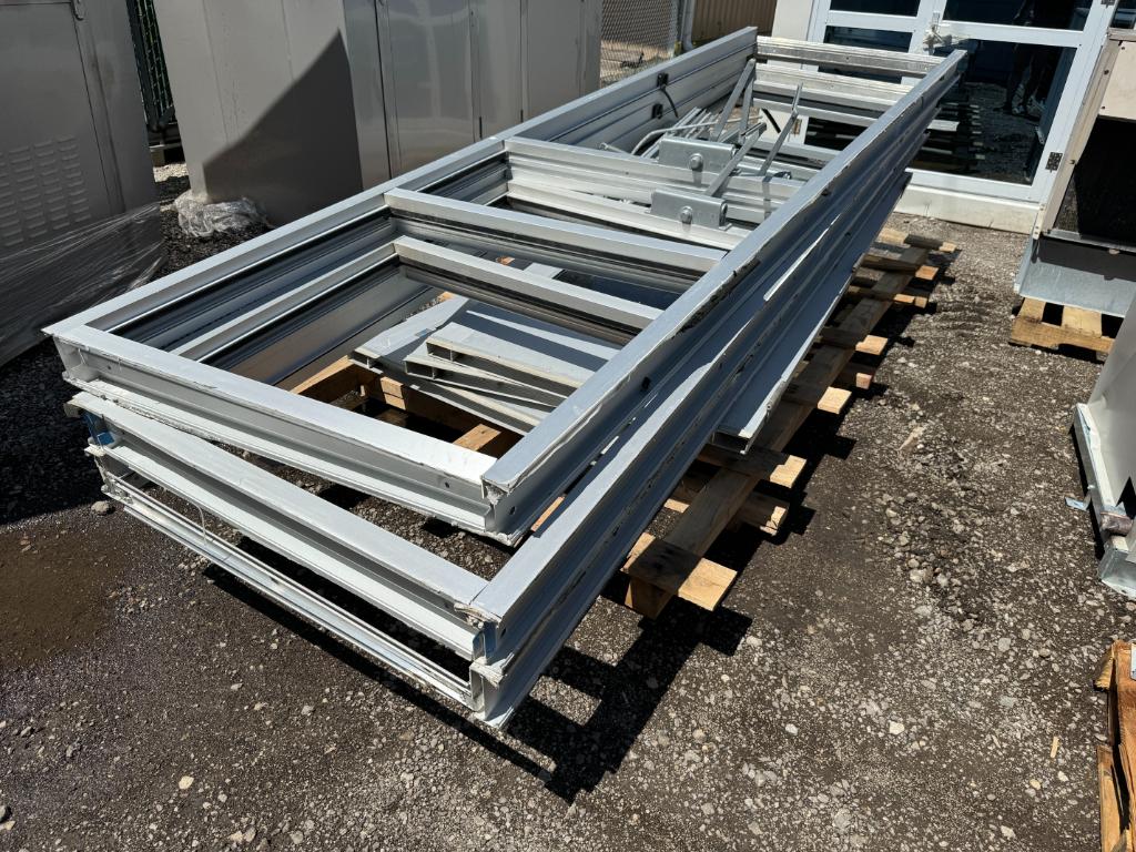 84" x 36" Aluminum Doors W/ Framework
