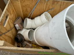 Assorted Large PVC Fittings,