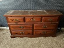 7-DRAWER CHEST OF DRAWERS, 58"W