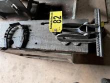 LOT: WENTWORTH'S SAW SHARPENING VISE, HORSE SHOE