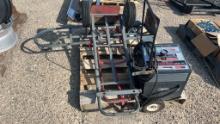 Lot of 2 Dollies and Arc Welder