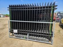 NEW 20pc Galvanized Fence Panels