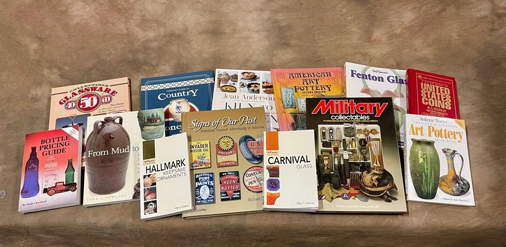 Lot of Antique Price Guides and Reference Books