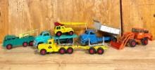 Lot of Metal Toy Trucks and Equipment