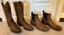 Ariat Leather Ankle Boots & Cowboy Boots