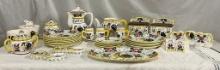 Nice Lot Of Early Provincial Hand Painted Japan Kitchen China