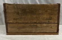 Old Atlantic Wood Beverage Crate