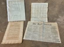 A Neat Collection Of 19th Century Paper Items