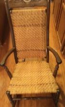 Antique Walnut Rocking Chair