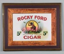 ROCKY FORD CIGARS ADVERTISING SIGN.