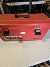 Tool Brute Tool Box With 7 1/4 Circular Saw Blade Storage Section