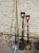 Assorted Set Of 3 Shovels