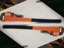 36" Heavy Duty Pipe Wrench with Dip Handle