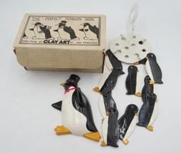 Clay Art Penguin Hook & Mobile