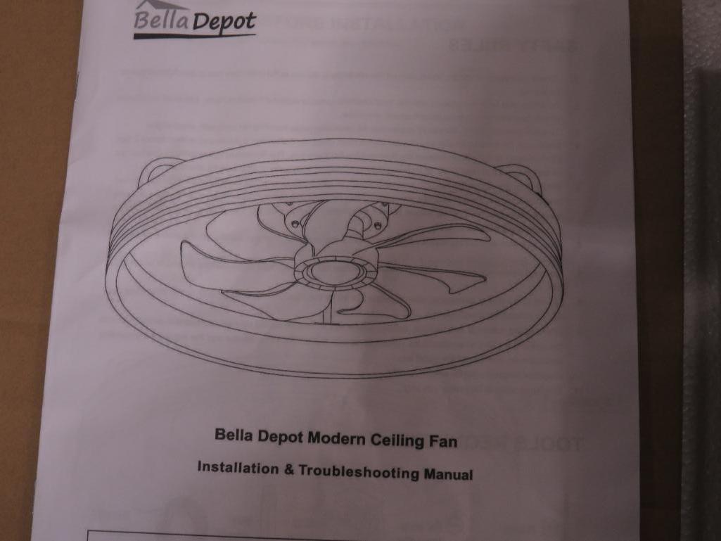 Bella Depot Modern Ceiling Fan