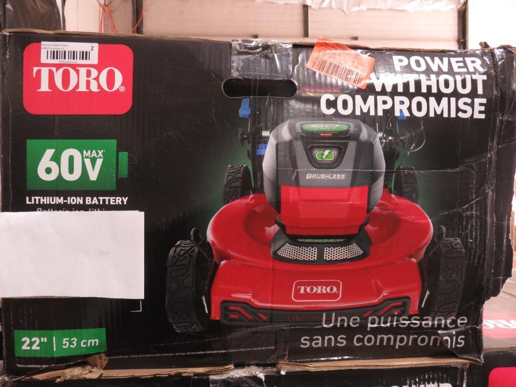 Toro 22", 60v Cordless Self Propelled Push Mower