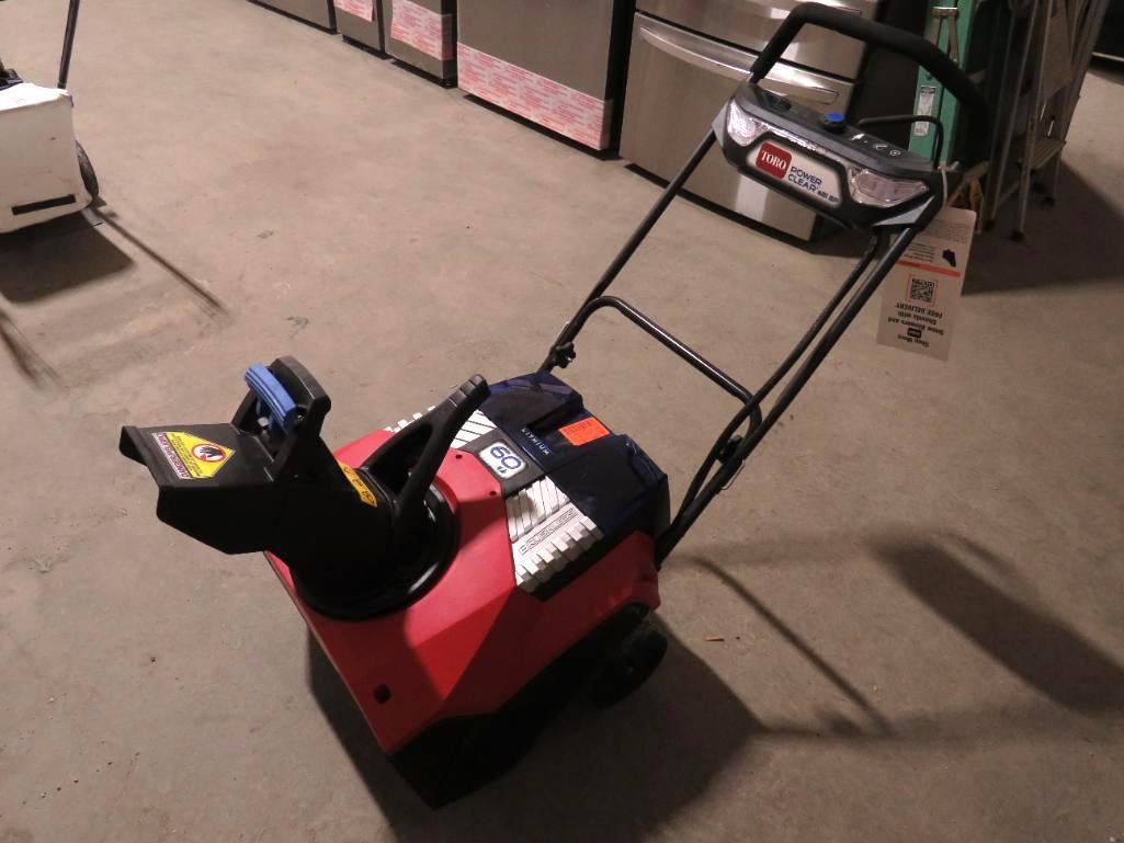 Toro 60v Cordless Self Propelled Snow Blower