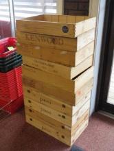 (10) Single Level Wine Boxes