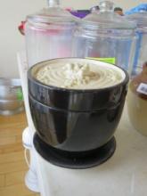 Latte Themed Cookie Jar