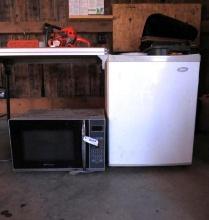 (2) Compact Refrigerators and Microwave Oven