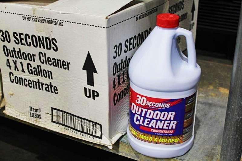 BOX OF 30 SECONDS OUTDOOR CLEANER 1G30S (4)1-GALLON CONTAINERS