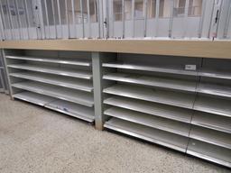 MADIX WALL SHELVING 48IN TALL 18/18 - 16FT RUN - SOLD BY THE FOOT