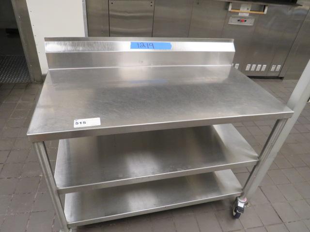 4FT STAINLESS STEEL TABLE