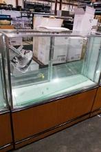 51IN. GLASS DISPLAY/ TOBACCO CABINET