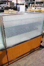 51IN. GLASS DISPLAY/ TOBACCO CABINET