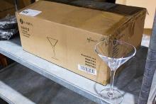 NEW BOX LIBBEY 92412 8OZ. PLASTIC MARTINI GLASSES (1DZ)