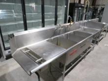 120-INCH 4-COMPARTMENT SINK