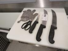 KNIVES, GLOVE - ONE LOT