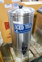 NEW CECILWARE STAINLESS STEEL 5 GALLON ICED TEA DISPENSER