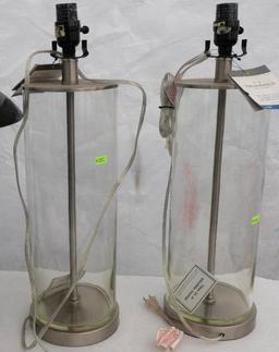 Pair of Threshold Glass Lamps