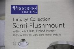 Progress Lighting Indulge Collection Semi-Flush Mount Fixture