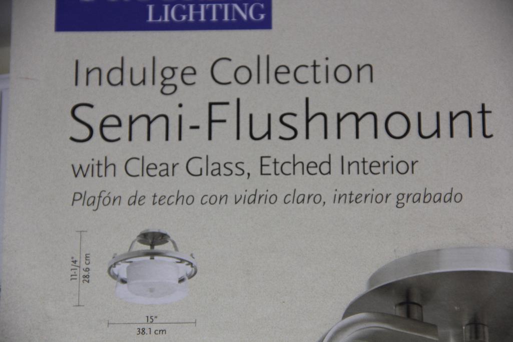 Progress Lighting Indulge Collection Semi-Flush Mount Fixture