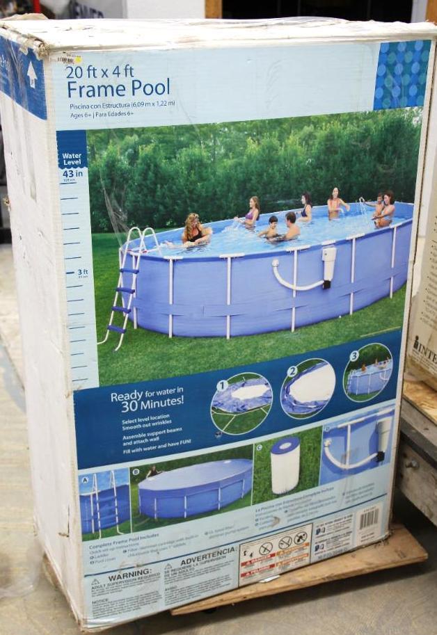 20' x 4' Frame Pool New in Box