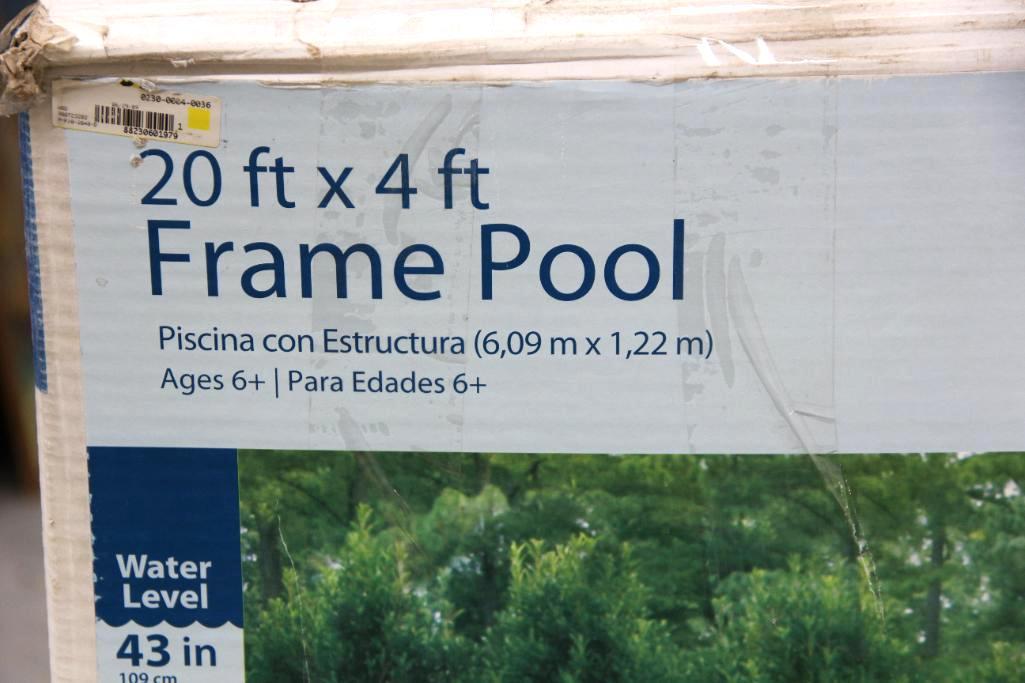 20' x 4' Frame Pool New in Box