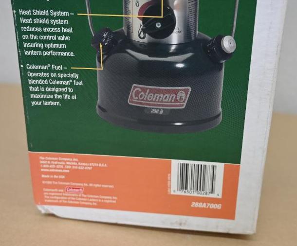 Coleman Two Mantle Lantern model 288A700G