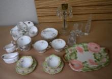 Four Theodore Haviland Limoge France Cups & Saucers