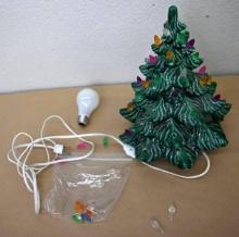 Vintage 11x8" Ceramic Christmas Tree