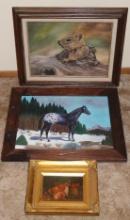 Three Beautiful Framed Paintings
