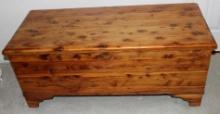 Lovely Woodgrain Cedar Trunk by Cavalier Furniture