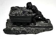 Collier Row Hand Crafted Coal Figurine