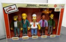 The Simpsons Bendable Poseable Springfield Power Plant Set
